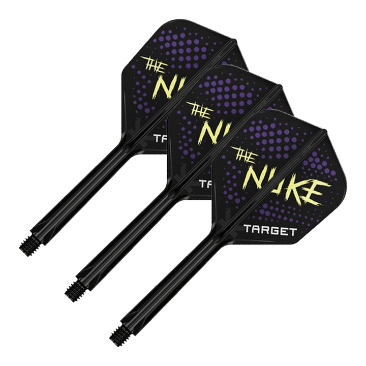 Target Luke Littler K-Flex - All In One Flight & Shaft Standard / Medium (33mm) / Purple Flights & Shafts