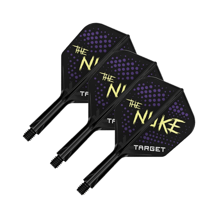 Target Luke Littler K-Flex - All In One Flight & Shaft Standard / Short (19mm) / Purple Flights & Shafts