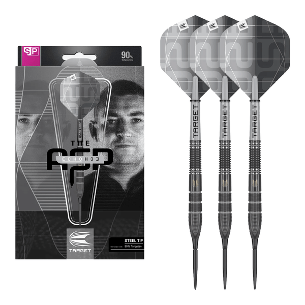Target Nathan Aspinall Echo Swiss Point - 90% Tungsten Steel Tip Darts 22 Grams Darts