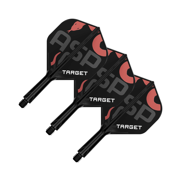 Target Nathan Aspinall K-Flex - All In One Flight & Shaft No. 2 / Short (19mm) / Black Flights & Shafts