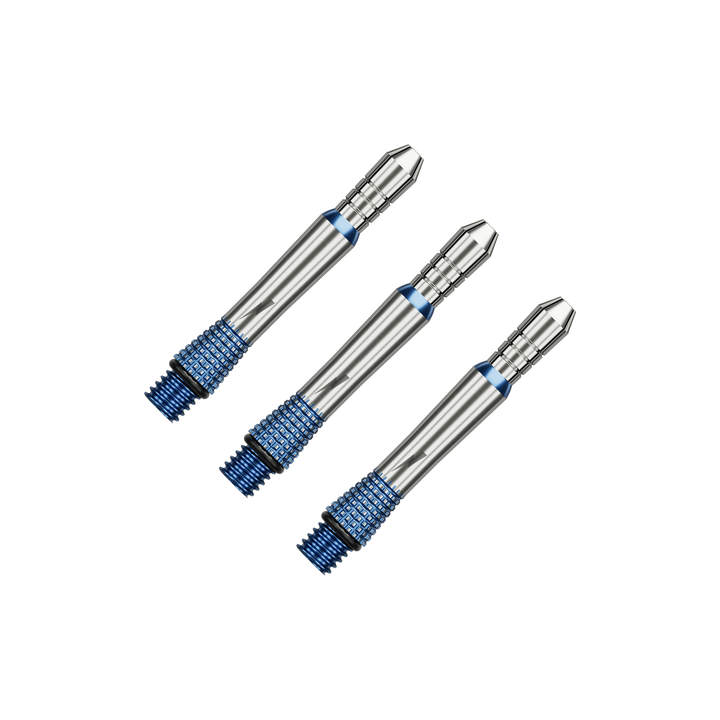 Target Phil Taylor Power Gx2 - Titanium Dart Shafts Short (34.8mm) / Silver Flights & Shafts