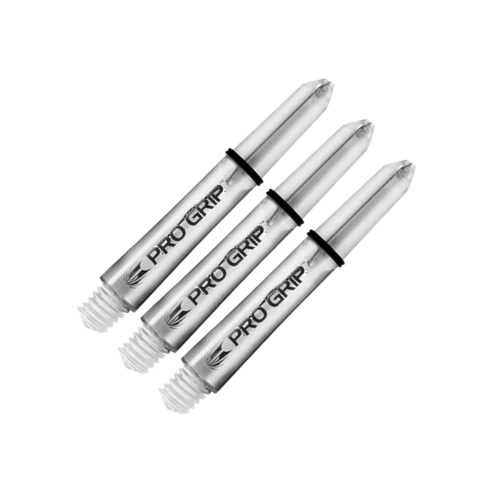 Target Pro Grip Multi Pack - Nylon Dart Shafts (3 Sets) Clear / Short (34mm) Shafts