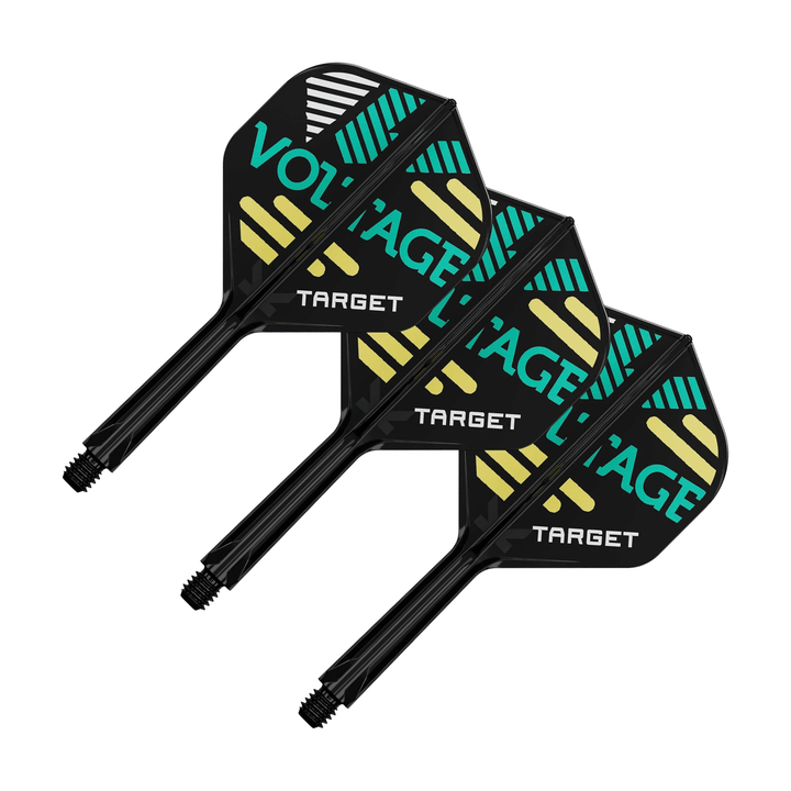 Target Rob Cross K-Flex - All In One Flight & Shaft No. 2 / Intermediate (26mm) / Black Flights & Shafts
