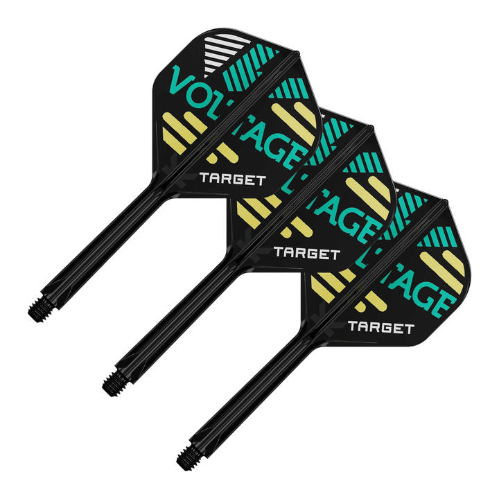 Target Rob Cross K-Flex - All In One Flight & Shaft No. 2 / Medium (33mm) / Black Flights & Shafts