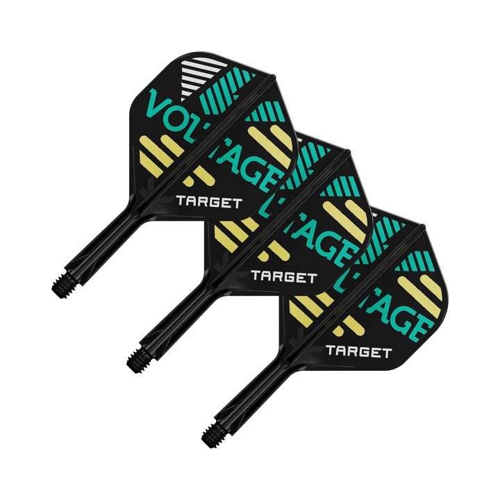Target Rob Cross K-Flex - All In One Flight & Shaft No. 2 / Short (19mm) / Black Flights & Shafts