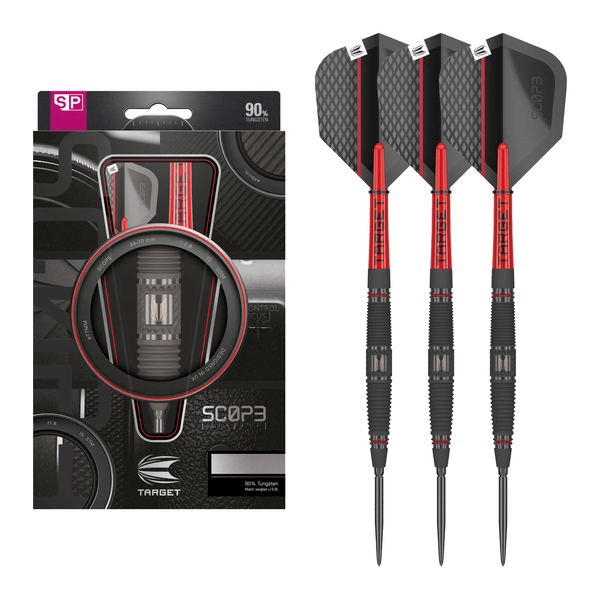 Target Scope 04 Swiss Point - 90% Tungsten Steel Tip Darts 22 Grams Darts