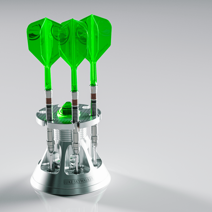 Target Star Wars Luke Skywalker Lightsaber First Edition Swiss Point - 95% Tungsten Steel Tip Darts 24 Grams Darts