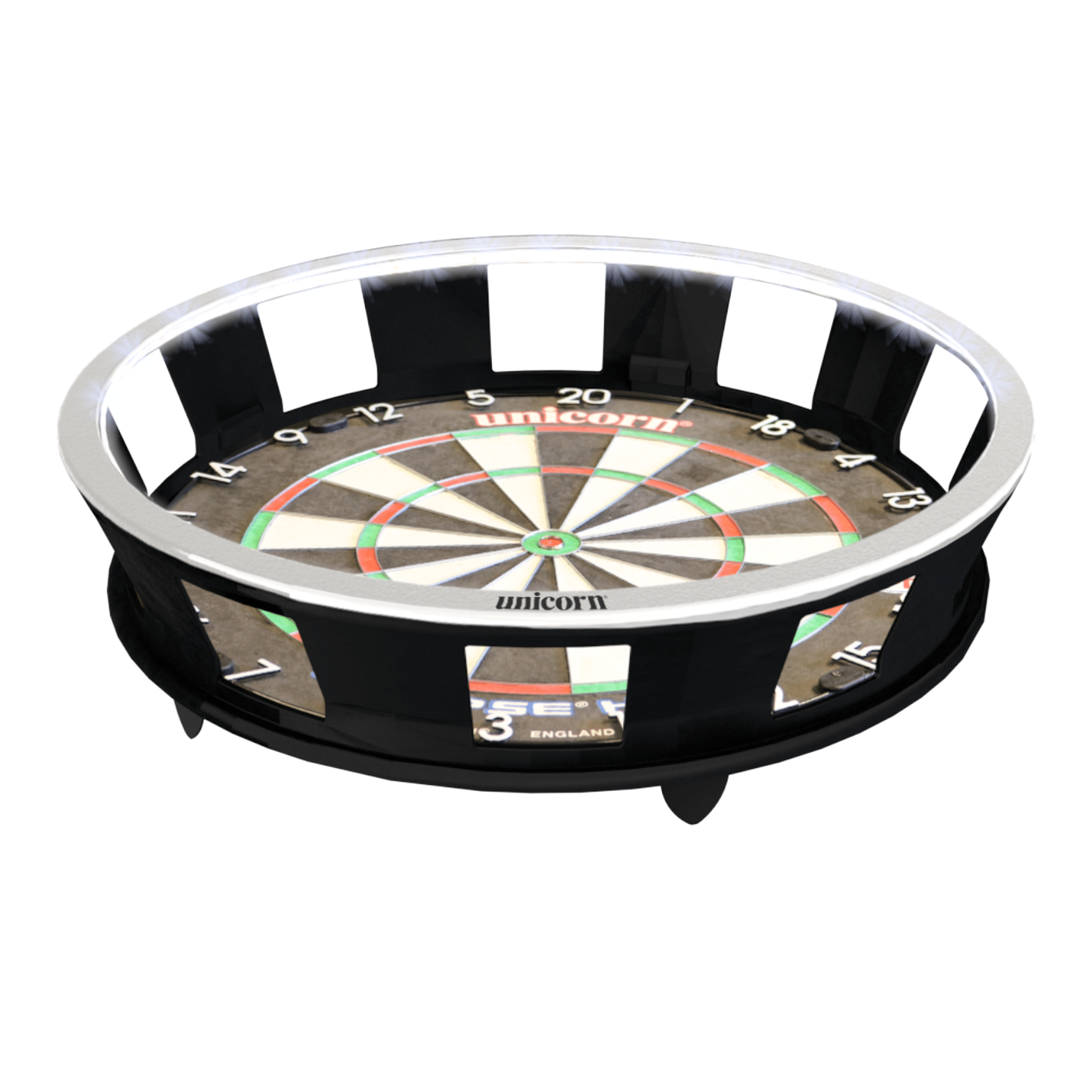 Unicorn Eclipse Ultra Dartboard & Surround & Light Bundle Dartboard Bundles