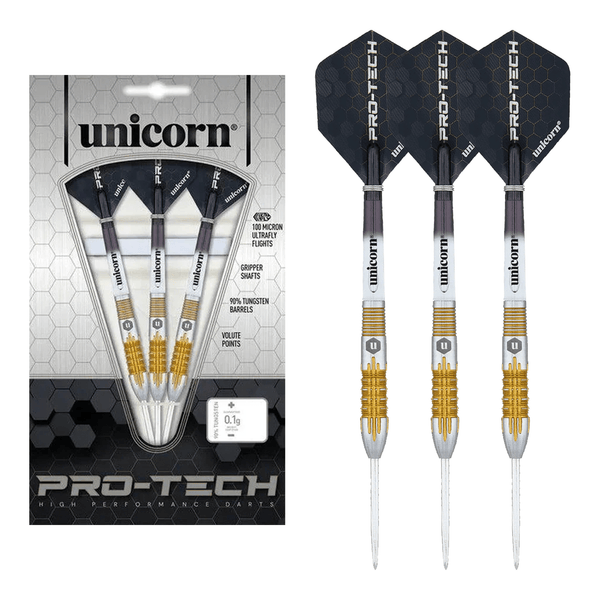 Unicorn Pro-Tech Style 1 - 90% Tungsten Steel Tip Darts 20 Grams Darts