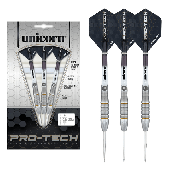 Unicorn Pro-Tech Style 5 - 90% Tungsten Steel Tip Darts 23 Grams Darts