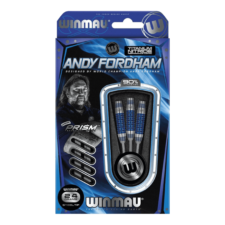 Winmau Andy Fordham - 90% Tungsten Steel Tip Darts 24 Grams Darts