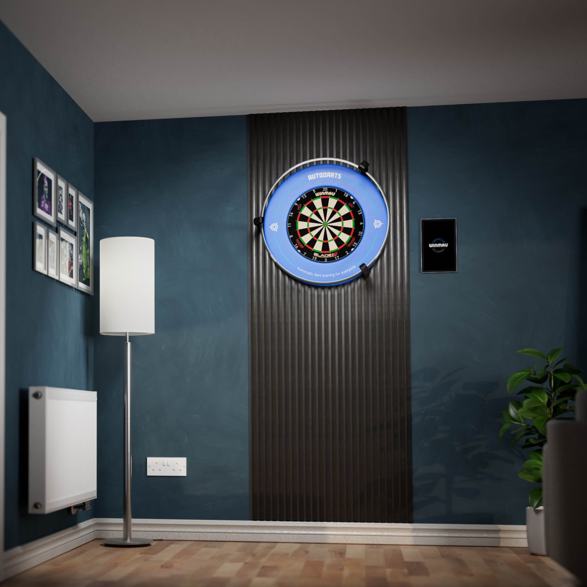 Winmau Autodarts Vantage & Plasma Light Bundle Dartboard Bundles