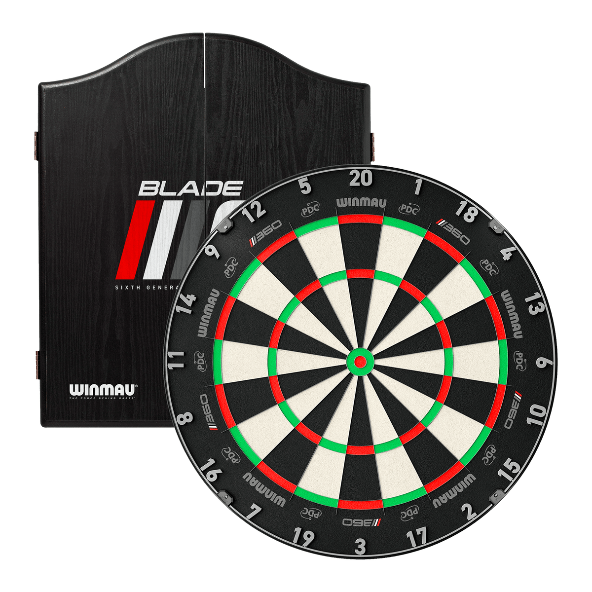 Winmau Blade 360 Dartboard & Cabinet Bundle Dartboard Bundles