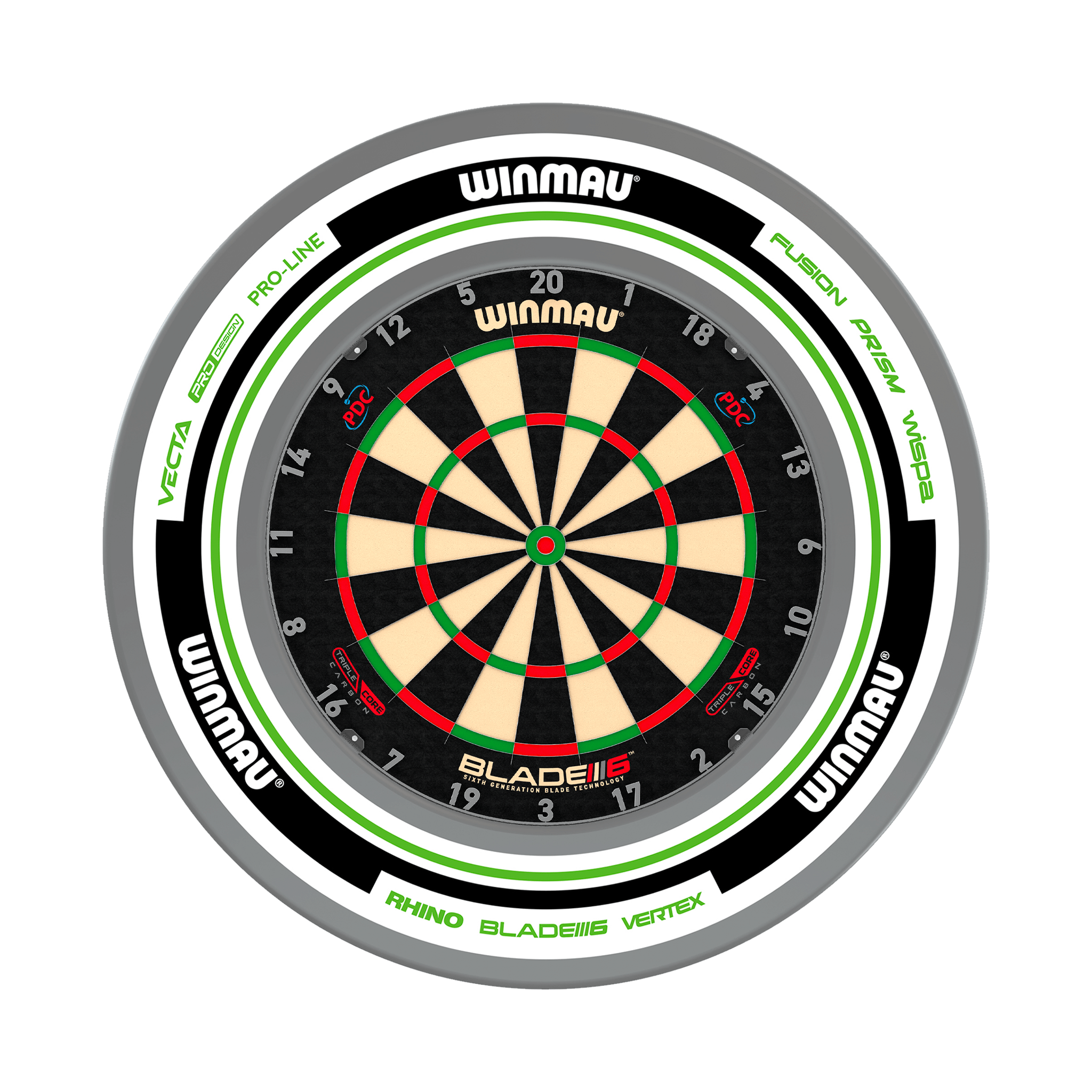 Winmau Blade 360 Dartboard & Surround Bundle Dartboard Bundles