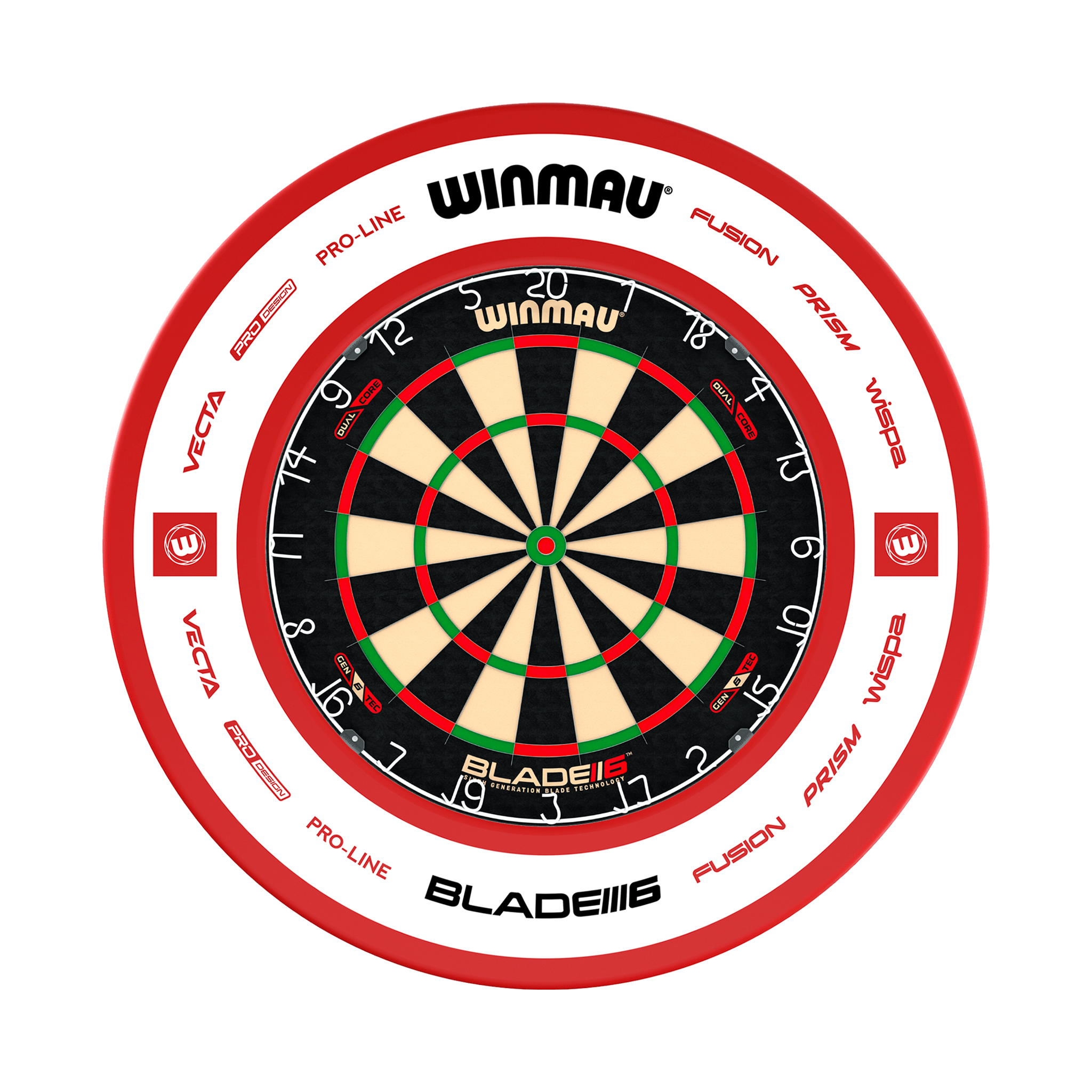 Winmau Blade 360 Dartboard & Surround Bundle Dartboard Bundles