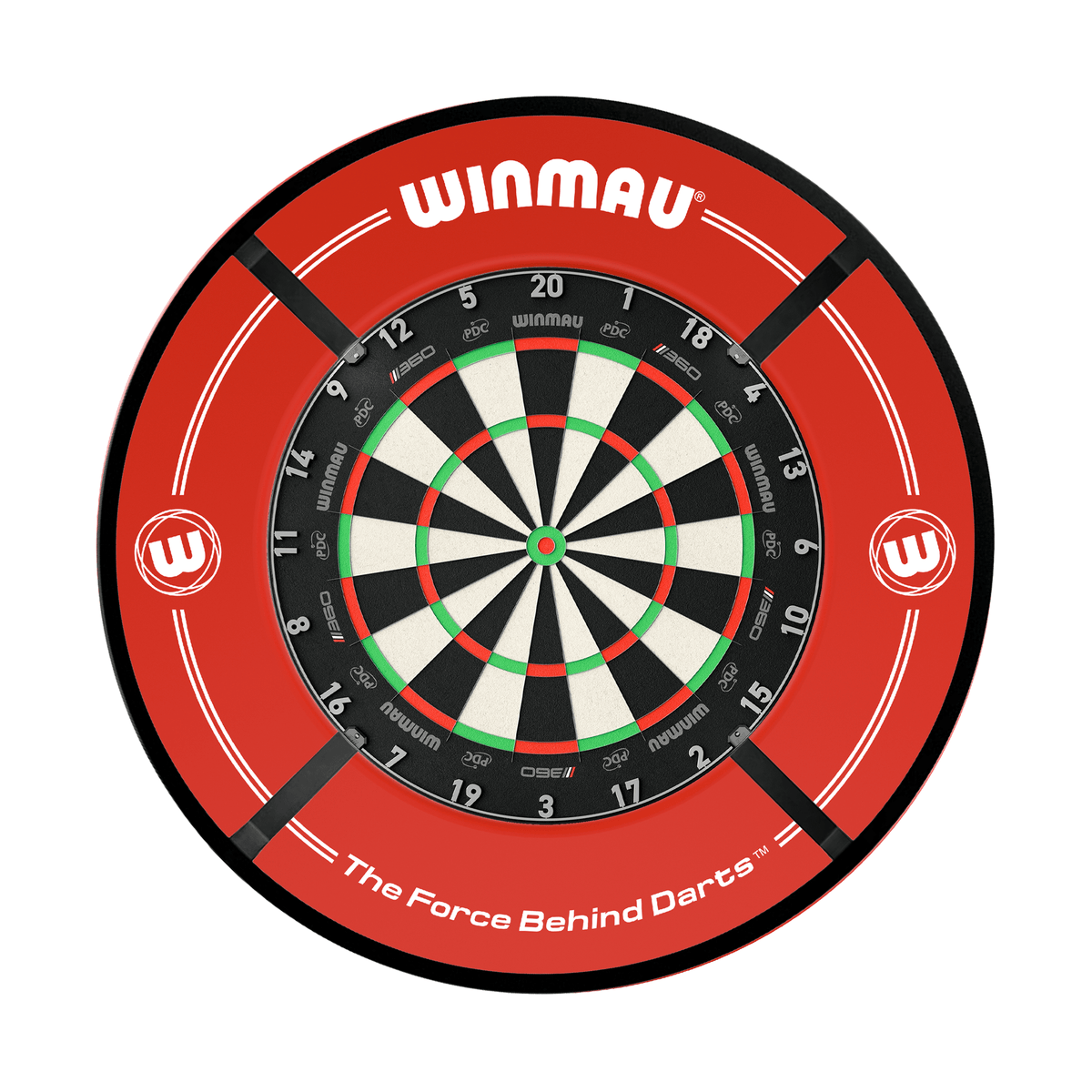 Winmau Blade 360 Dartboard, Surround & Corona Light Bundle Dartboard Bundles