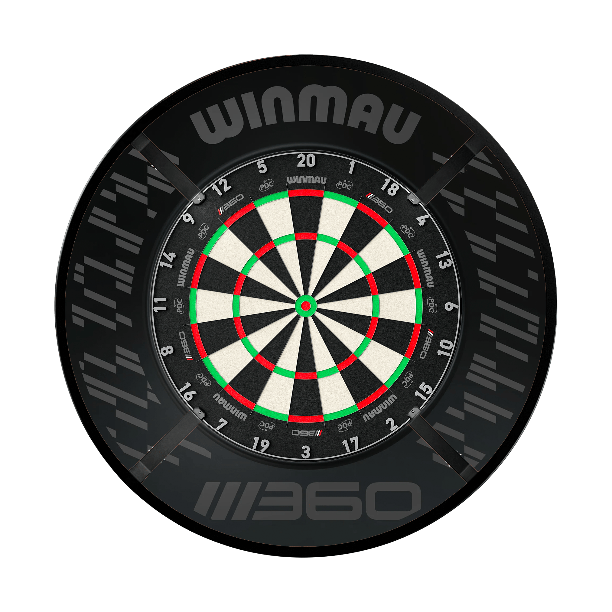Winmau Blade 360 Dartboard, Surround & Corona Light Bundle Dartboard Bundles
