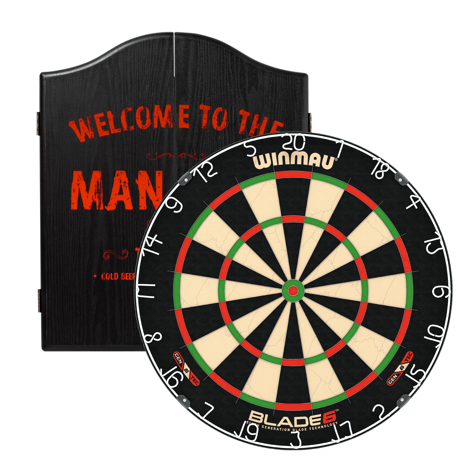 Winmau Blade 6 Dartboard & Cabinet Bundle Dartboard Bundles