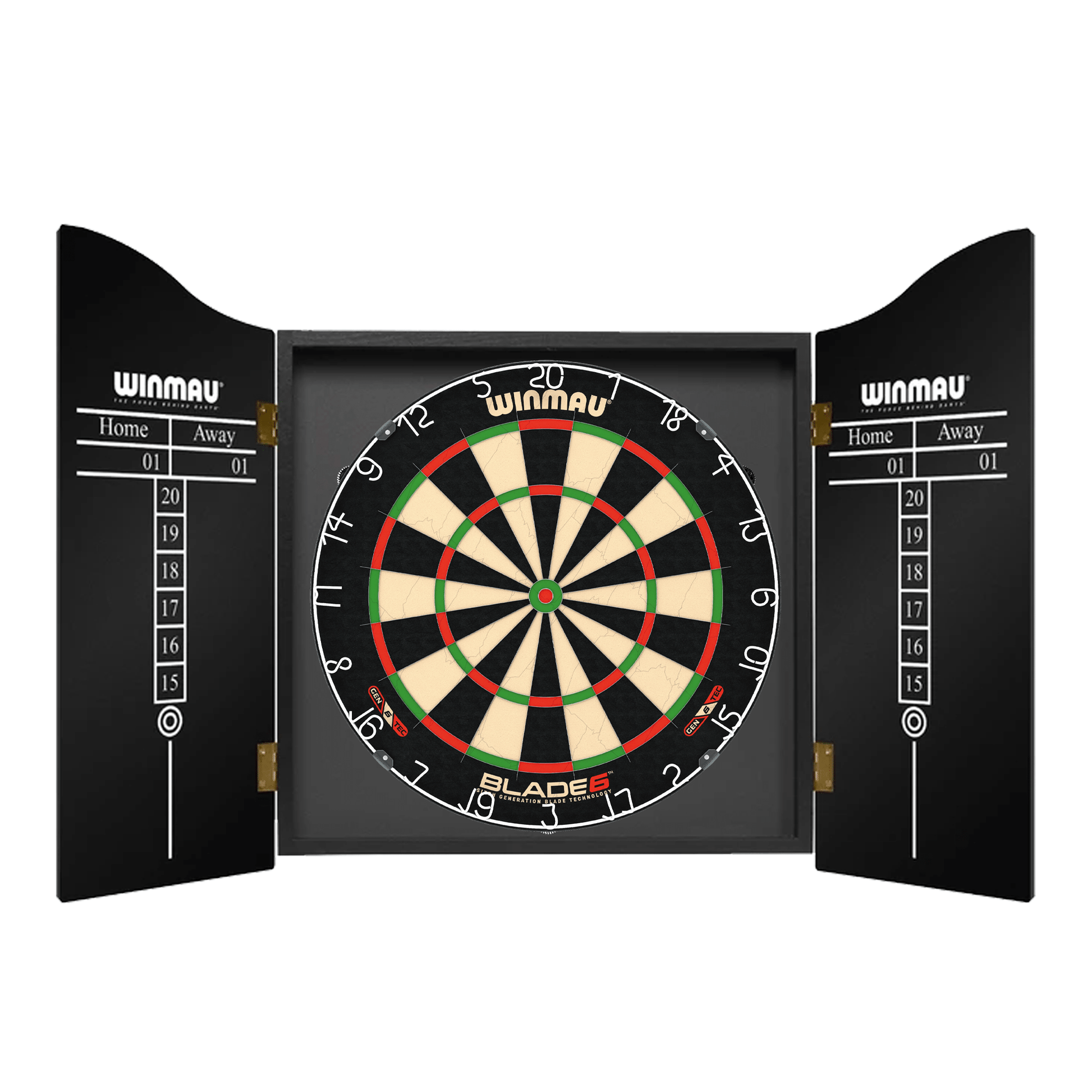 Winmau Blade 6 Dartboard & Cabinet Bundle Dartboard Bundles