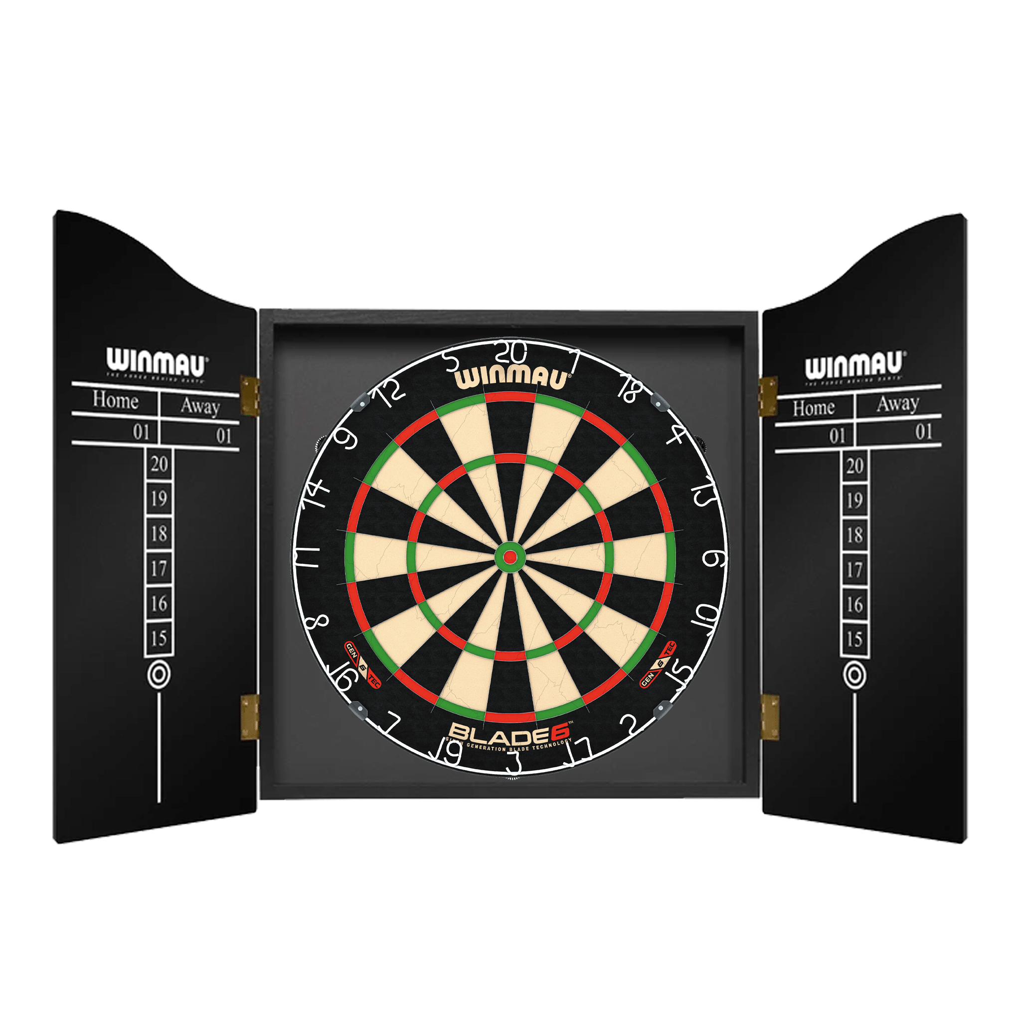 Winmau Blade 6 Dartboard & Cabinet Bundle Dartboard Bundles