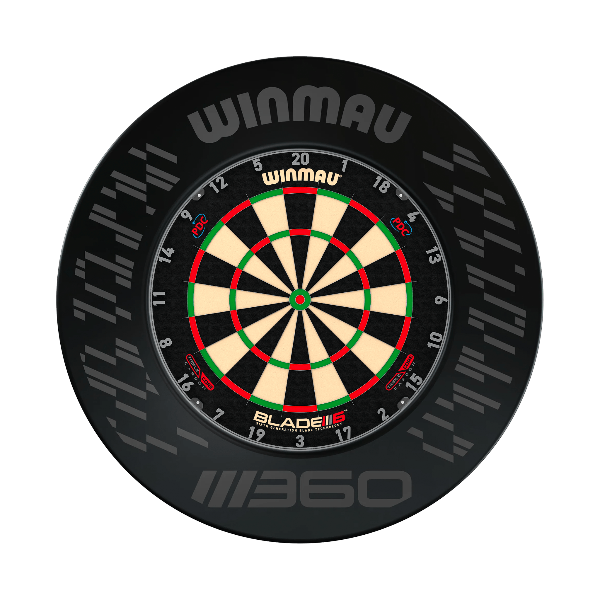 Winmau Blade 6 Dartboard & Surround Bundle Blade 6 Triple Core / Blade 360 Boards