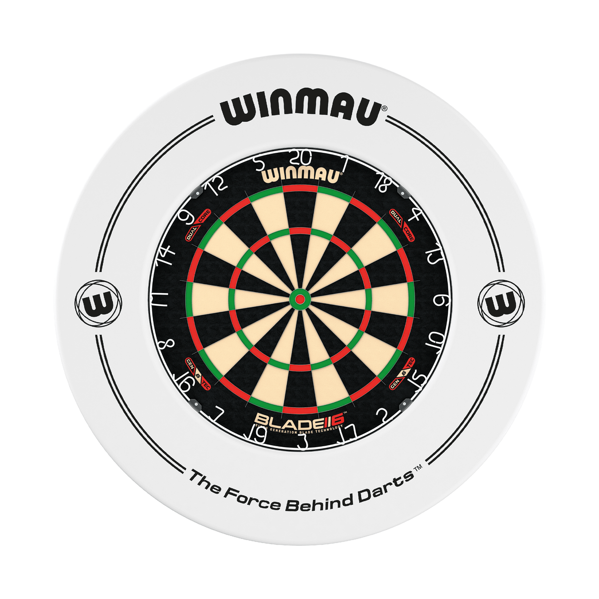 Winmau Blade 6 Dual Core Dartboard & Surround Bundle Dartboard Bundles
