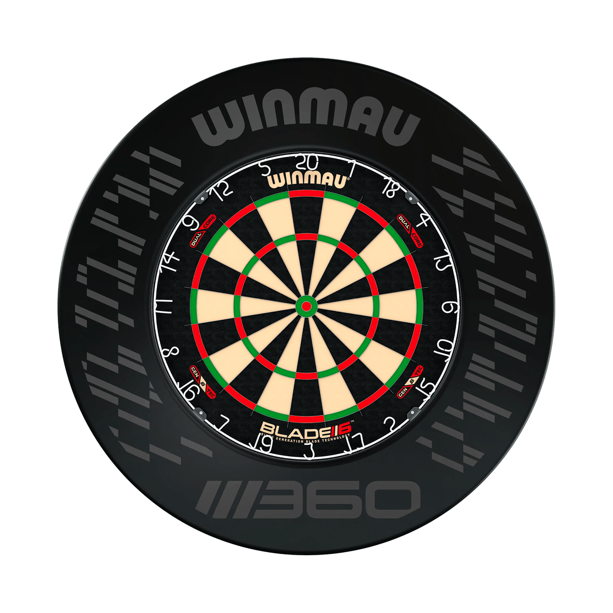 Winmau Blade 6 Dual Core Dartboard & Surround Bundle Dartboard Bundles