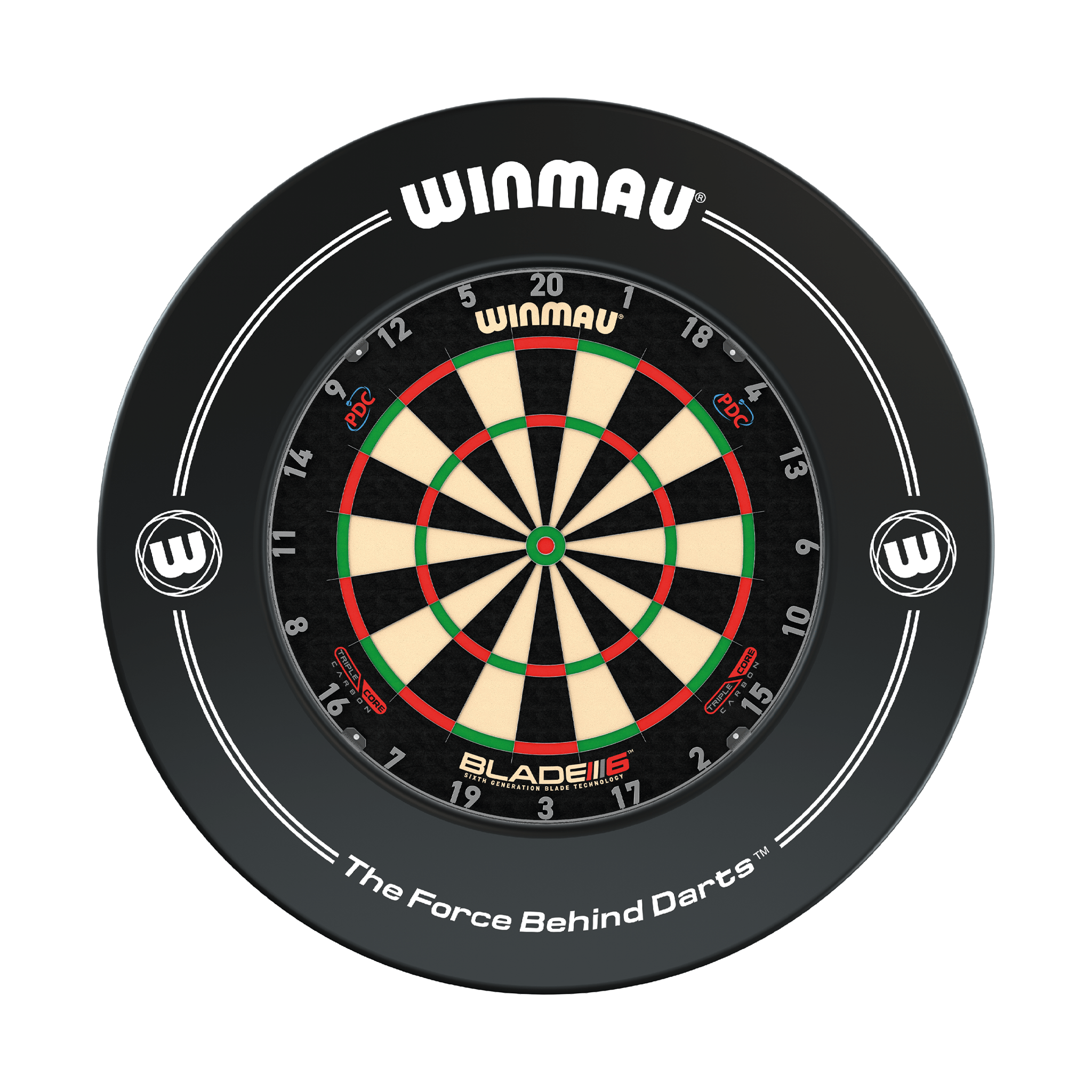 Winmau Blade 6 Triple Core Dartboard & Surround Bundle Dartboard Bundles