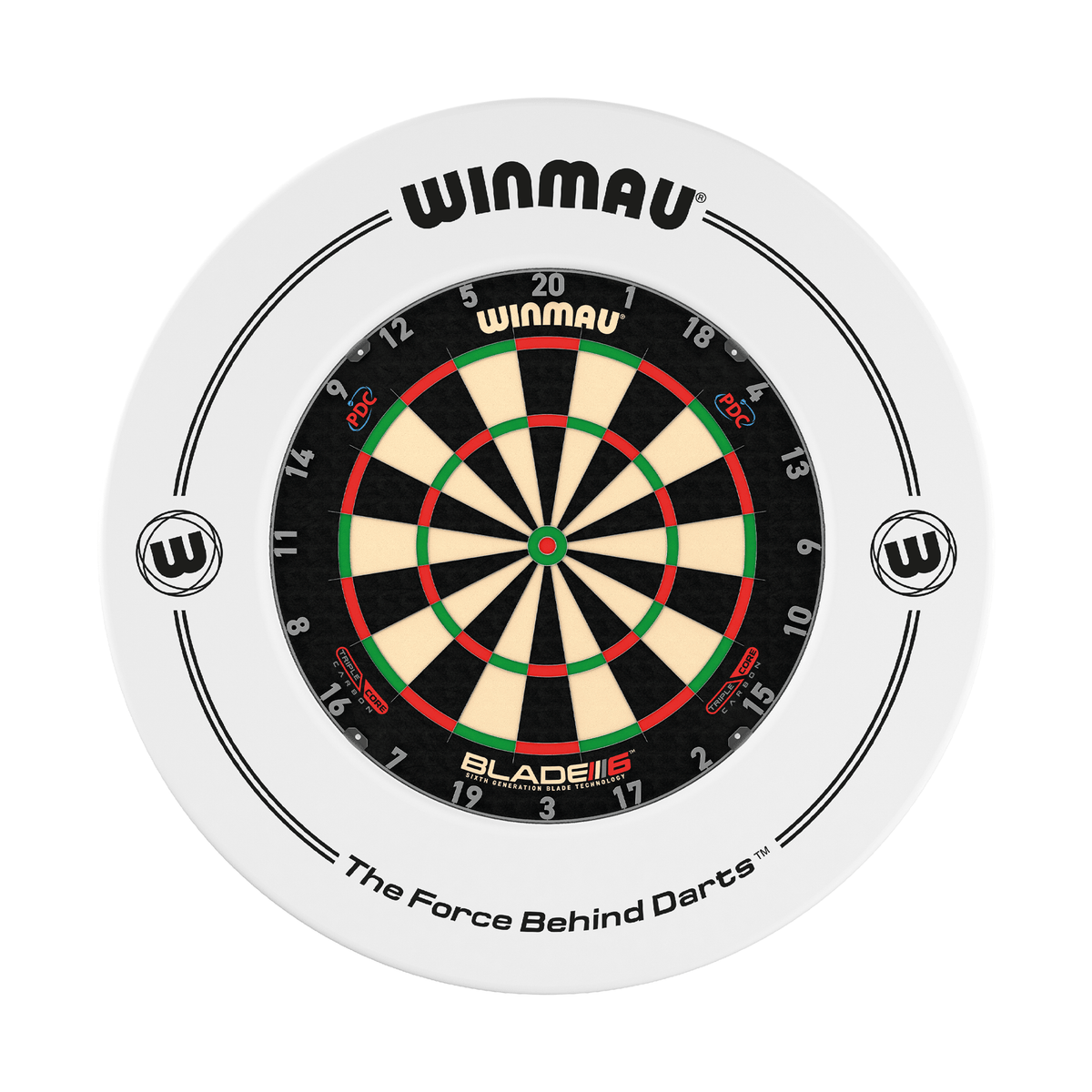 Winmau Blade 6 Triple Core Dartboard & Surround Bundle Dartboard Bundles