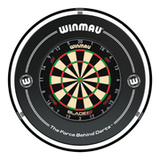 Winmau Blade 6 Triple Core Dartboard, Surround & Plasma Light Bundle Dartboard Bundles