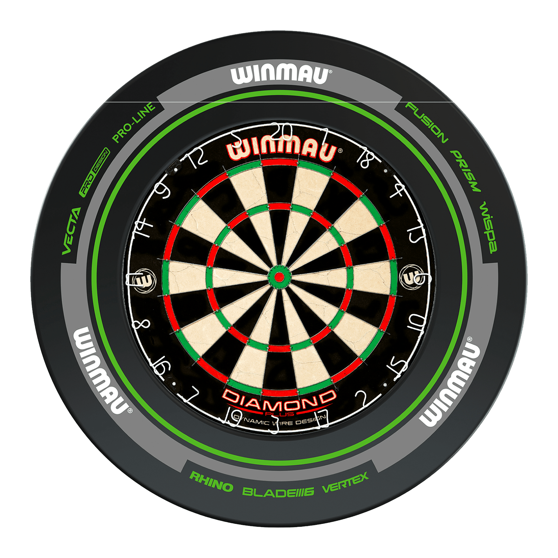 Winmau Diamond Plus Dartboard & Surround Bundle Dartboard Bundles