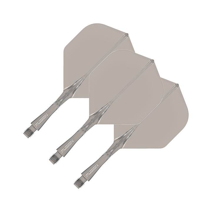 Winmau Fusion - Integrated Flight & Shaft Standard / Short (22mm) / Grey Shafts