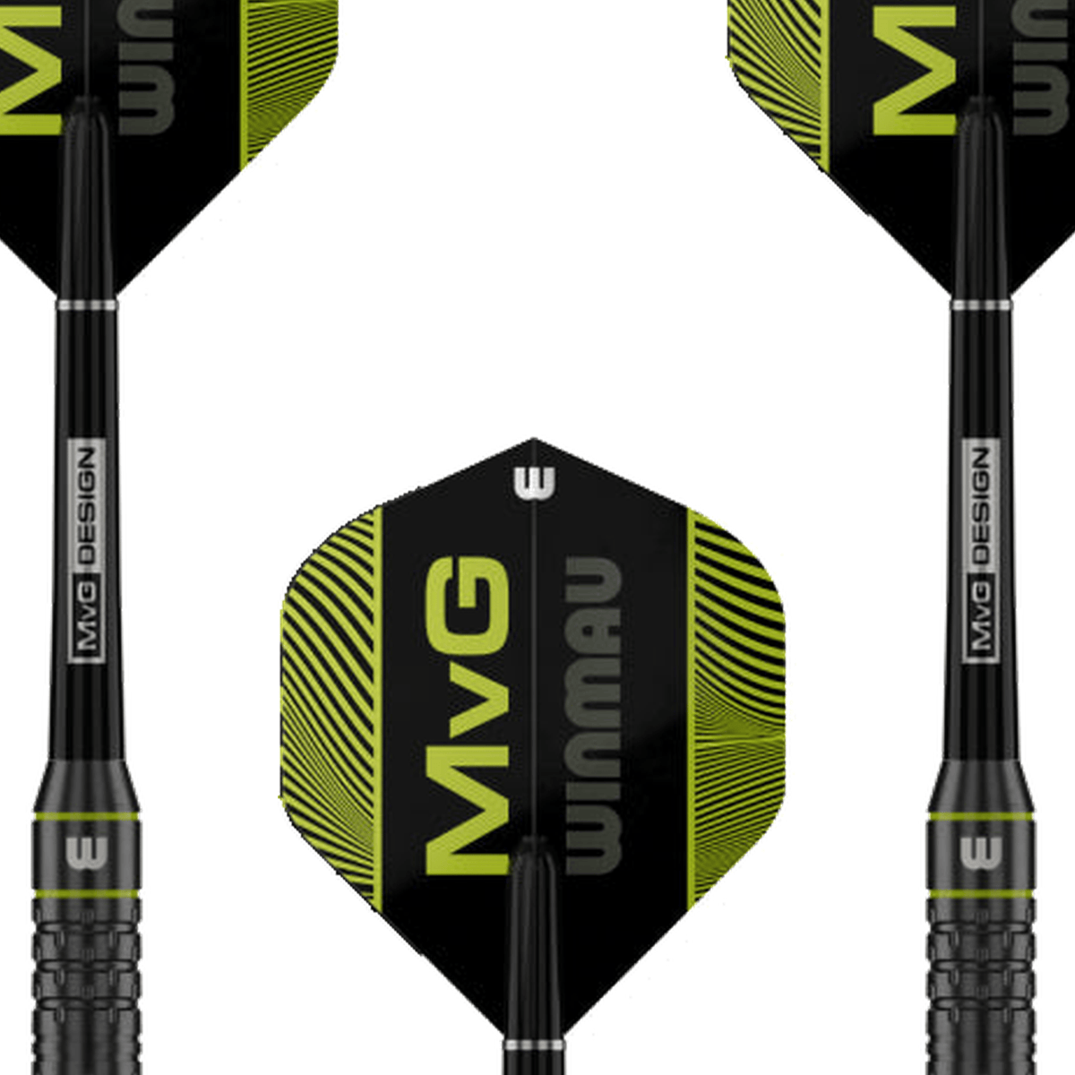 Winmau Michael Van Gerwen Core - Brass Barrel Steel Tip Darts 21 Grams Darts