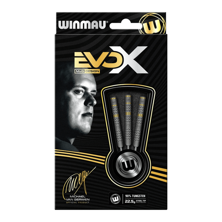 Winmau MVG Evo X - 90% Tungsten Steel Tip Darts Darts