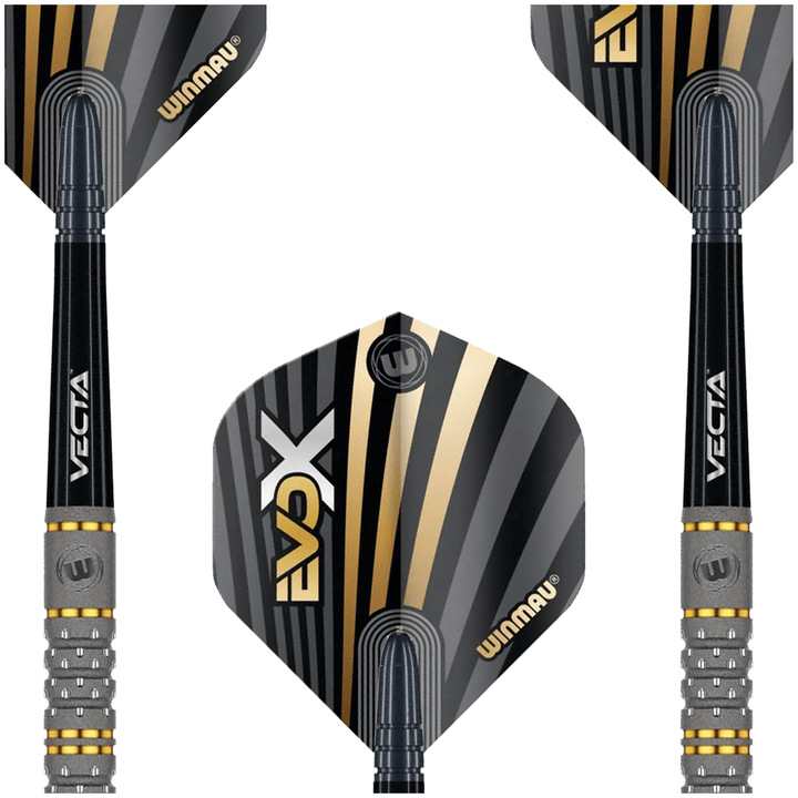 Winmau MVG Evo X - 90% Tungsten Steel Tip Darts Darts