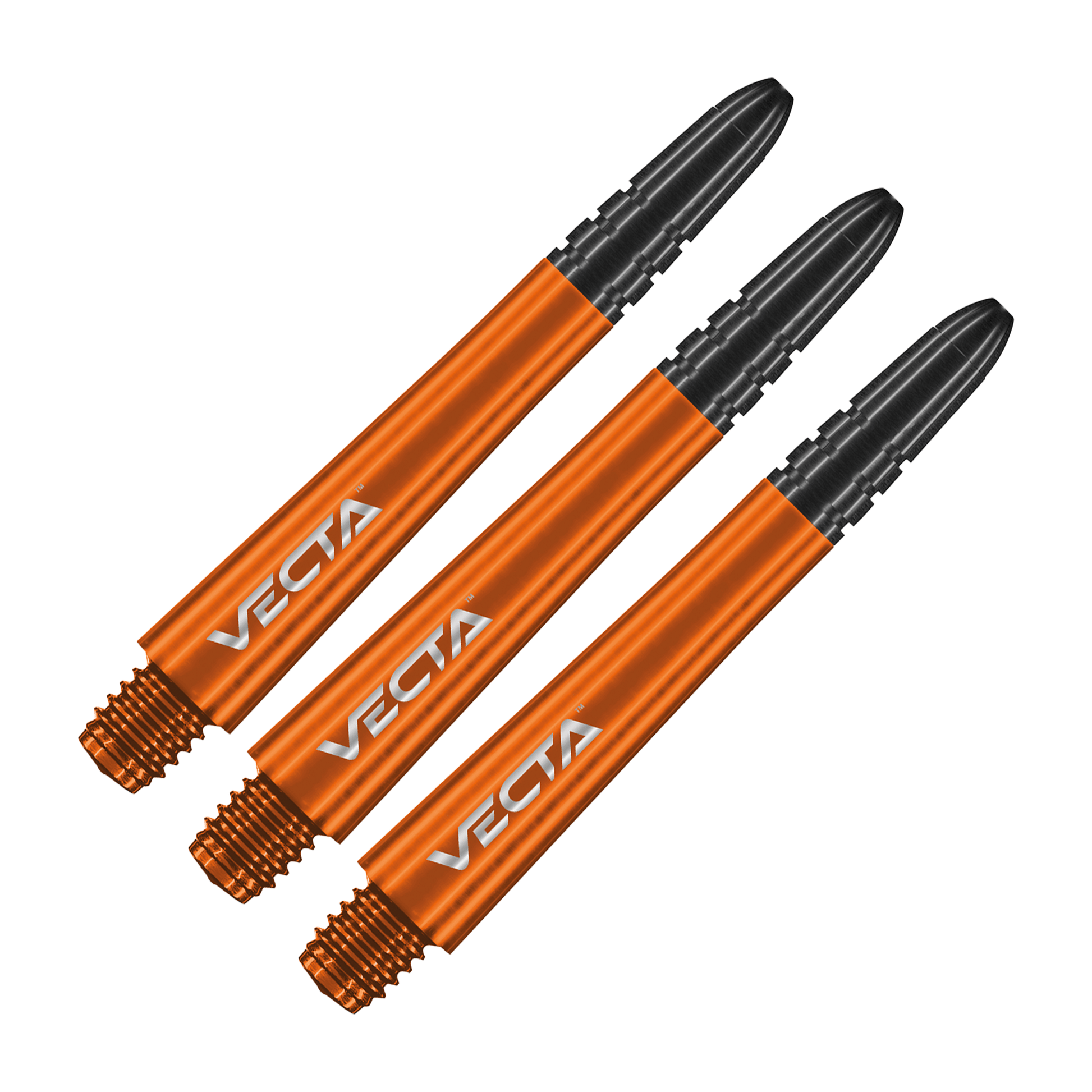 Winmau Vecta - Polycarbonate / Aluminium Dart Shafts Medium (40mm) / Orange Shafts