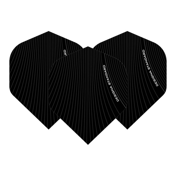 Designa Infusion Dart Flights Black / Standard Flights