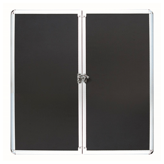 Formula Sports Aluminium - Dartboard Cabinet Black Boards