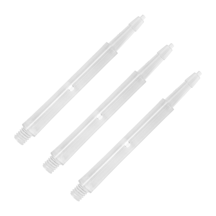 Harrows Clic - Polycarbonate Dart Shafts Medium (37mm) / Clear Shafts