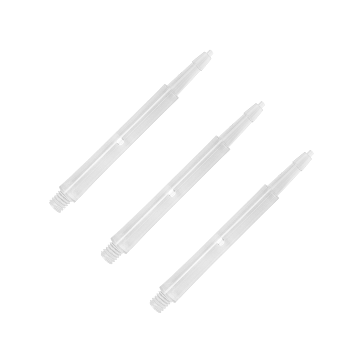 Harrows Clic - Polycarbonate Dart Shafts Short (23mm) / Clear Shafts