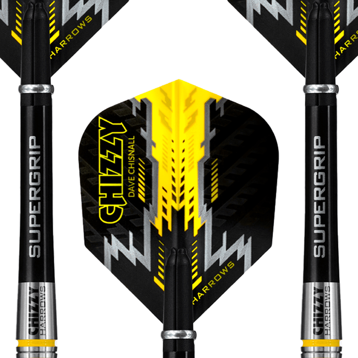 Harrows Dave Chisnall Chizzy - 80% Tungsten Steel Tip Darts Darts