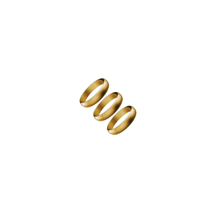 Harrows Harrows Supergrip Replacement Shaft Rings Gold Accessories