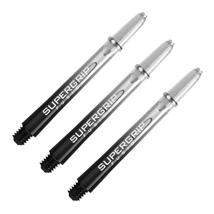 Harrows Supergrip Fusion - Nylon Dart Shafts Clear / Medium (45mm) Shafts
