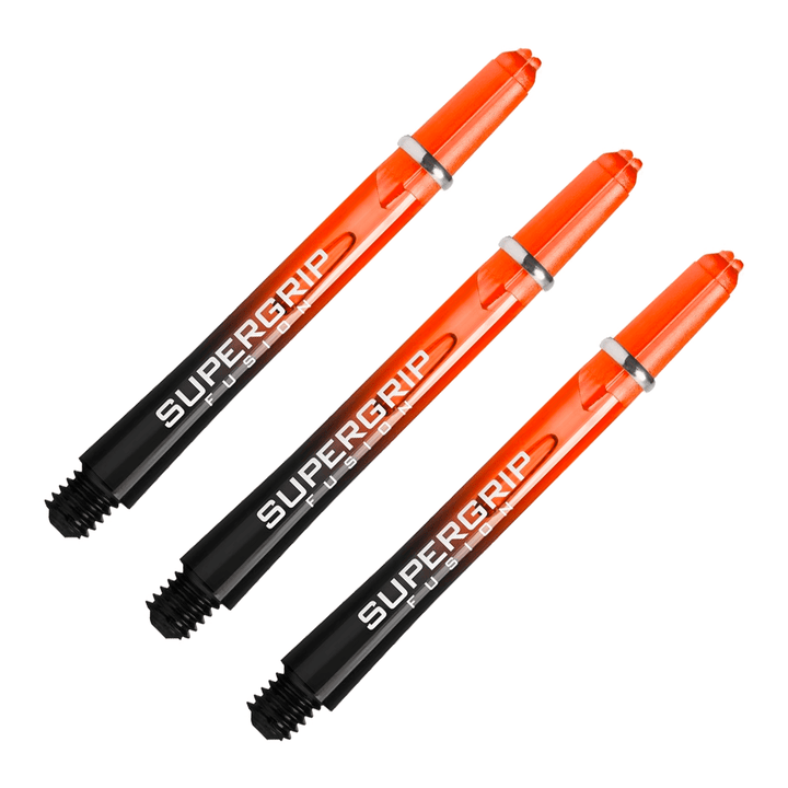 Harrows Supergrip Fusion - Nylon Dart Shafts Medium (45mm) / Orange Shafts