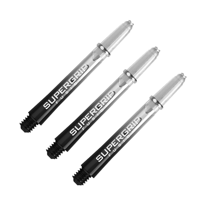 Harrows Supergrip Fusion - Nylon Dart Shafts Midi (40mm) / Clear Shafts