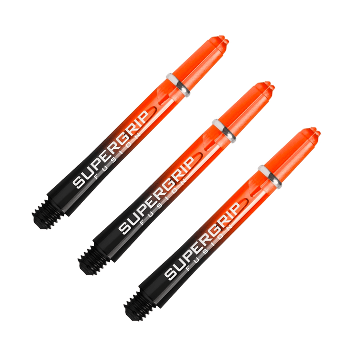 Harrows Supergrip Fusion - Nylon Dart Shafts Orange / Midi (40mm) Shafts