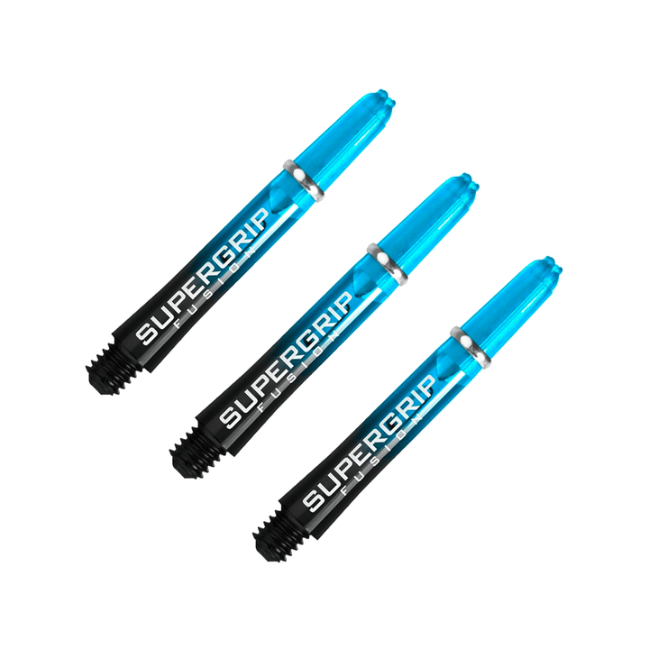 Harrows Supergrip Fusion Short (35mm) Nylon Dart Shafts Aqua Shafts
