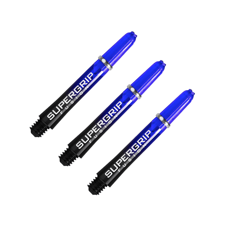 Harrows Supergrip Fusion Short (35mm) Nylon Dart Shafts Blue Shafts