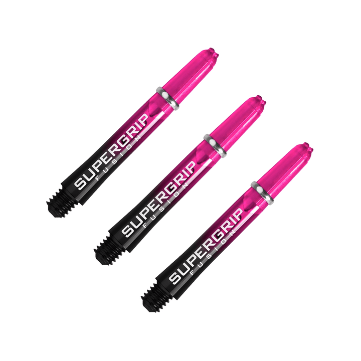 Harrows Supergrip Fusion Short (35mm) Nylon Dart Shafts Dark Pink Shafts