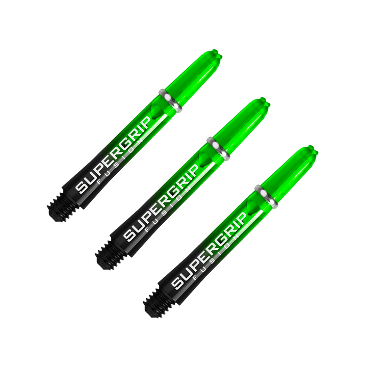 Harrows Supergrip Fusion Short (35mm) Nylon Dart Shafts Green Shafts